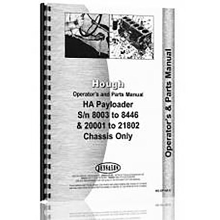 Operator And Parts Manual For Hough HA Payloader